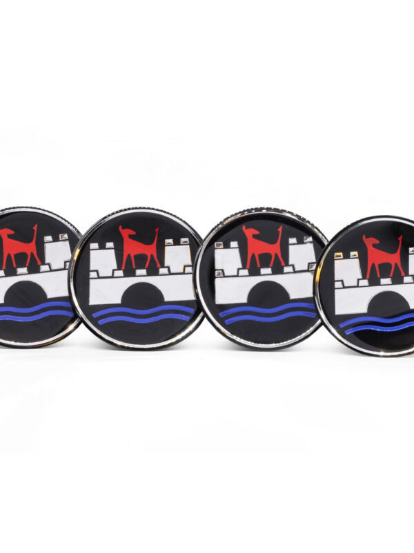 Sticker, Wolfsburg Crest for Wheel Centre Caps 3D Decal