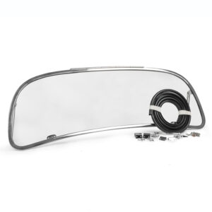 T1 1953-57 Beetle Chrome Front Pop-out Safari Window Frame Kit