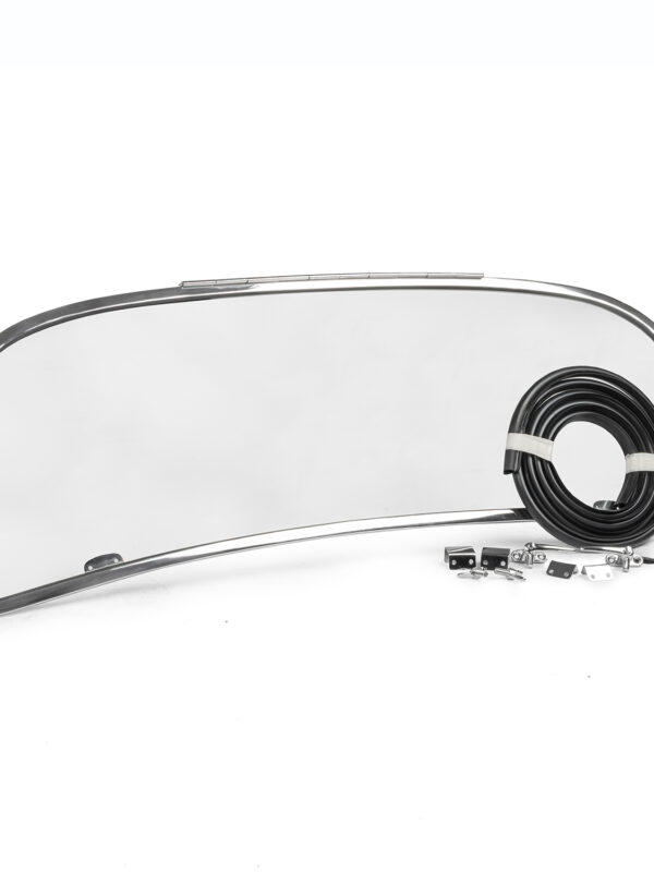 T1 1953-57 Beetle Chrome Front Pop-out Safari Window Frame Kit