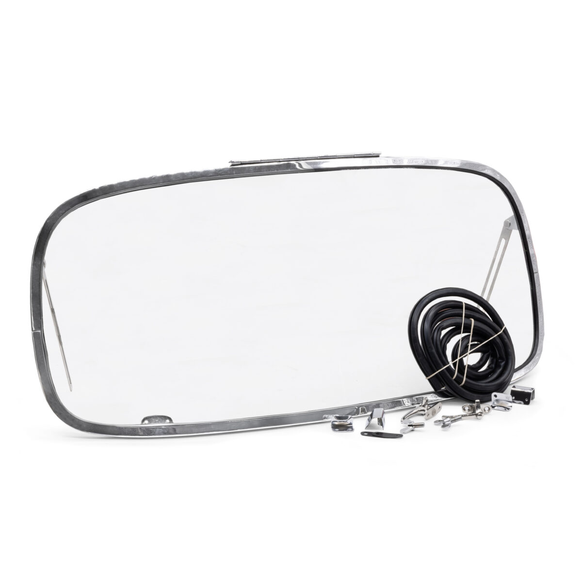 T1 1958-64 Beetle Rear Pop-out Safari Window Frame with Glass Kit