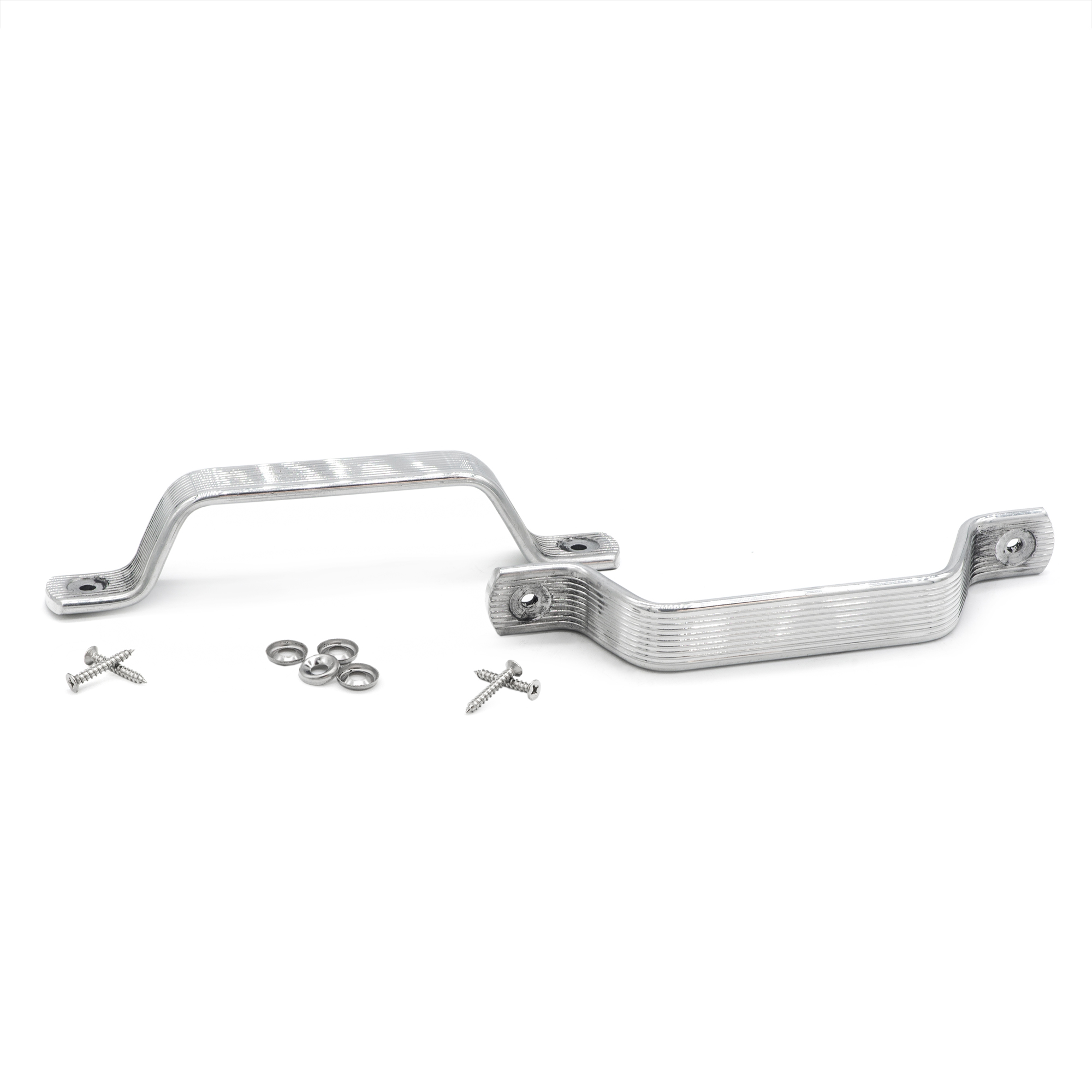 T2 Split Screen Chrome Interior Door Grab Handles Pair
