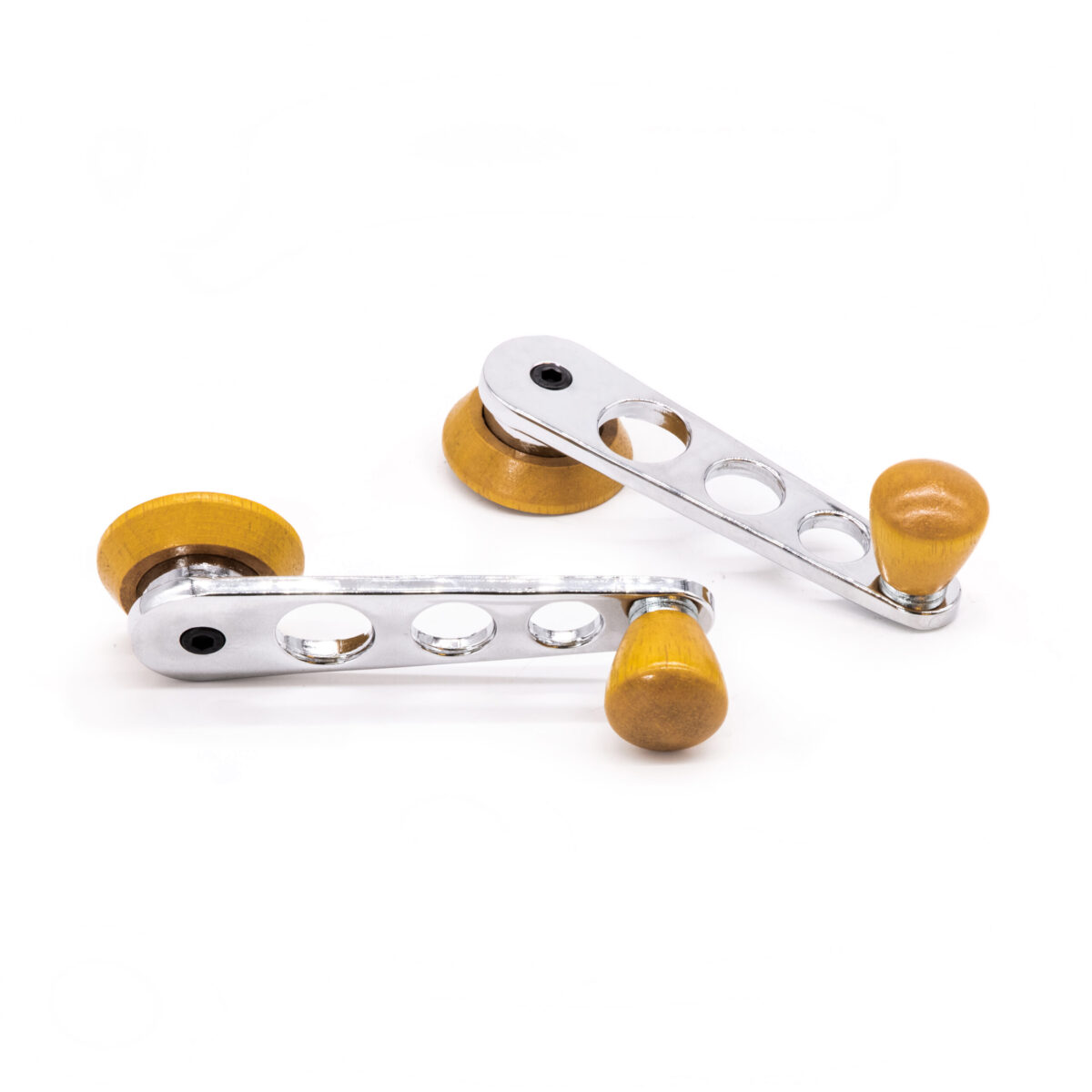 T1 / T2 68- Chrome Pine Wood Window Winders