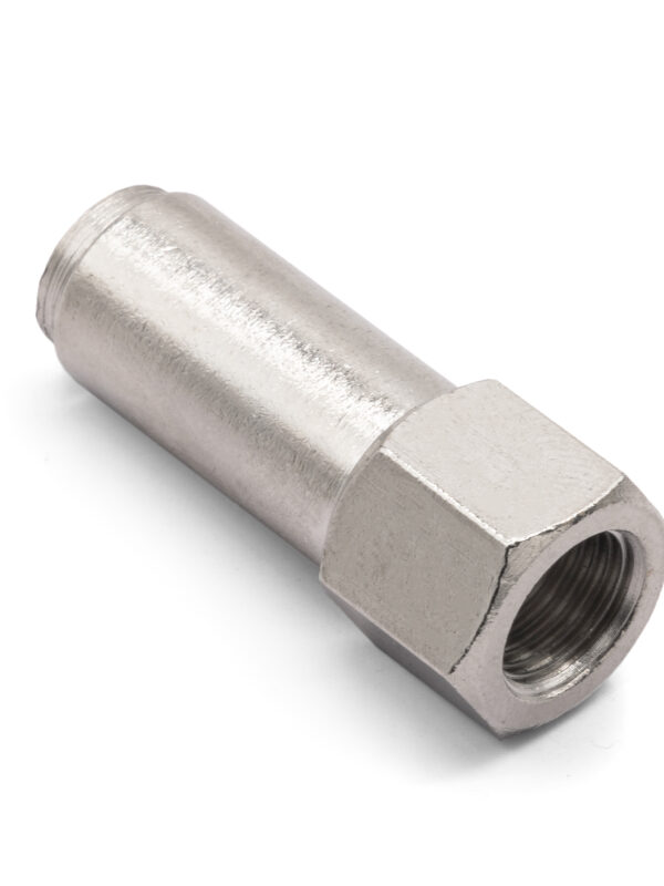 1/8" NPT(F) to 1/4" Push Connect Air Line Straight Fitting, DOT
