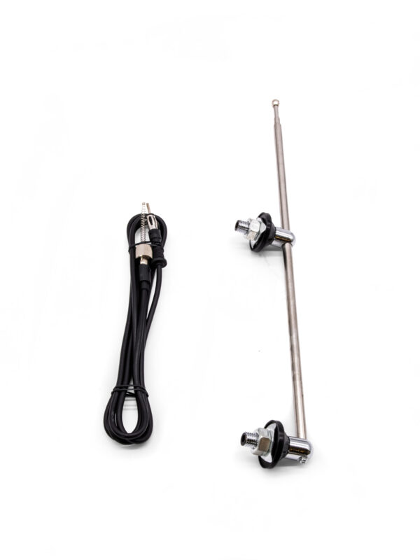 T1 / T2 Twin Post Antenna Chrome