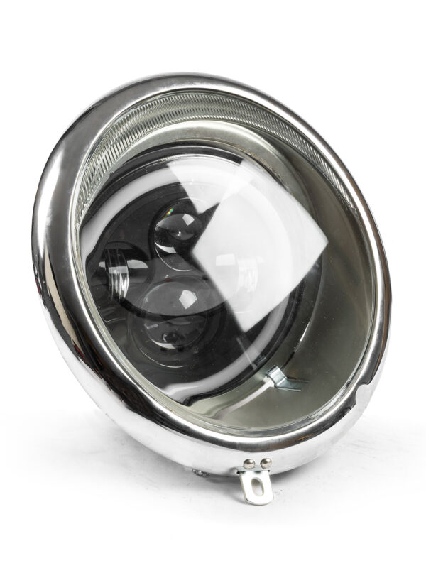 Headlight Assembly with Chrome Rim US Spec Projector Units, with built in Indicators