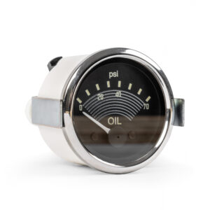 T1 / T2 -67 Smiths OE Style Black, Oil Pressure Gauge, 52mm