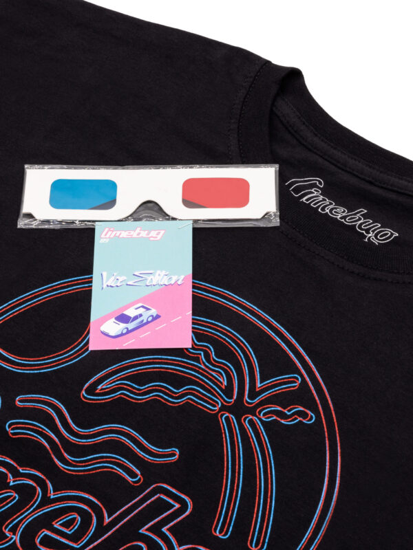 Limebug Official Vintage Miami 3D T-Shirt Ltd Edition