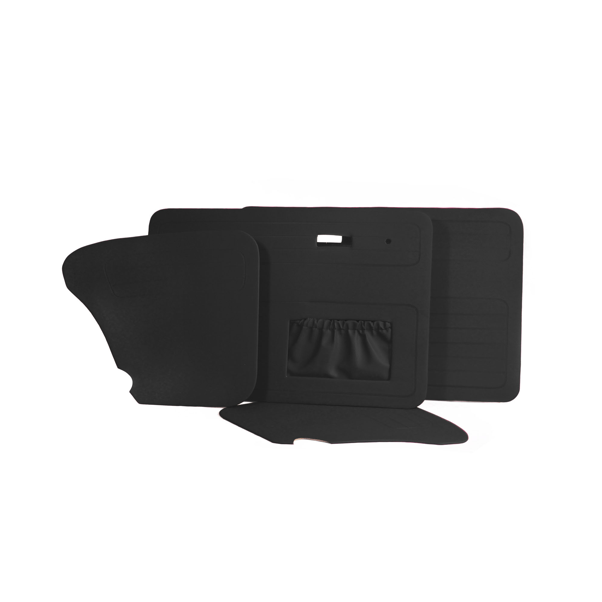 T1 1966-85 Beetle Complete Door Card Kit, Black