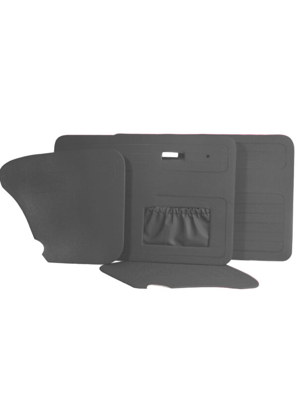 T1 1966-85 Beetle Complete Door Card Kit, Grey