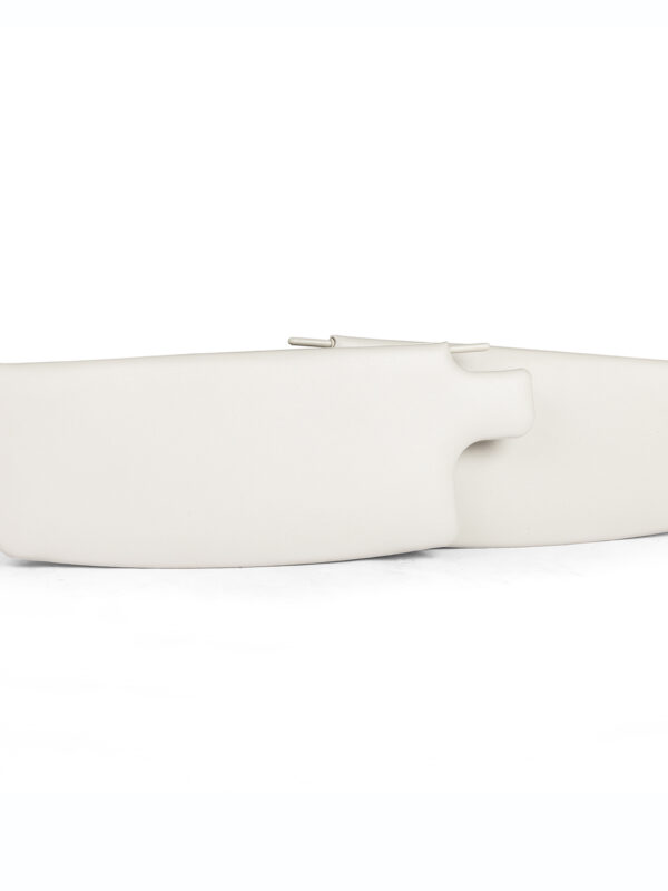 1964-79 Beetle White Sun Visor Set, Pair