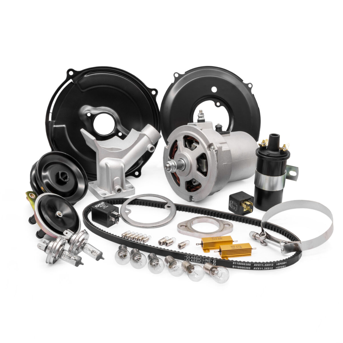 6v to 12v Full Aircooled Electrical Conversion Kit , inc Alternator
