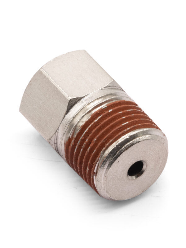 3/8" NPT(M) to 1/4" Air Line Push Connect Straight Fitting, DOT