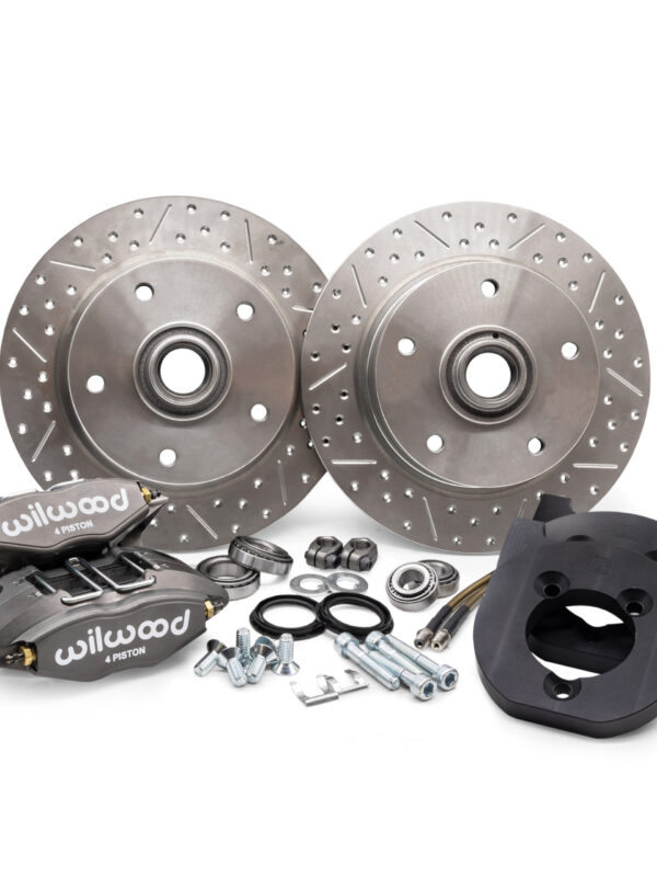 66- Beetle / Ghia Titan Wilwood 4-Piston Ball Joint 5x130 Front Disk Brake Kit