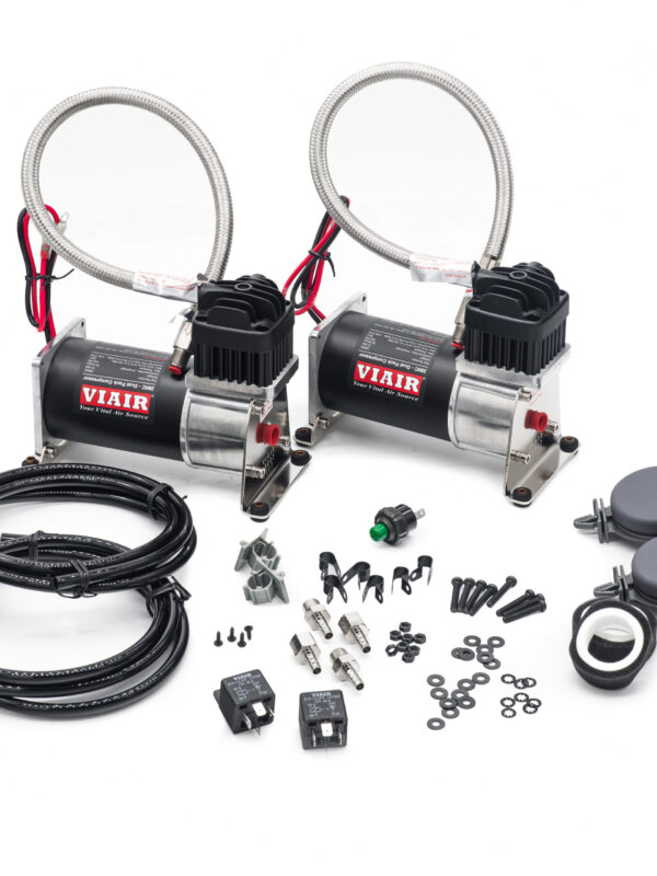 Viair Dual 280C (Silver on Black) Air Compressor Kit (150PSI)