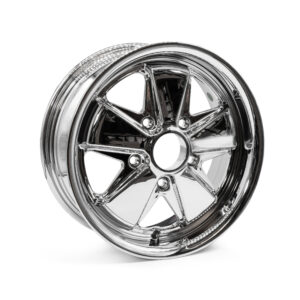 15 x 6 Flat 4 Fuchs Chrome Alloy Wheels 5x130 PCD ET35 (Each)