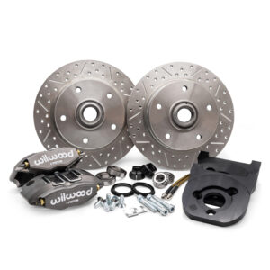 Pre 65 Beetle / Ghia Titan / Wilwood 4-Piston Link Pin 5x130 Front Disk Brake Kit