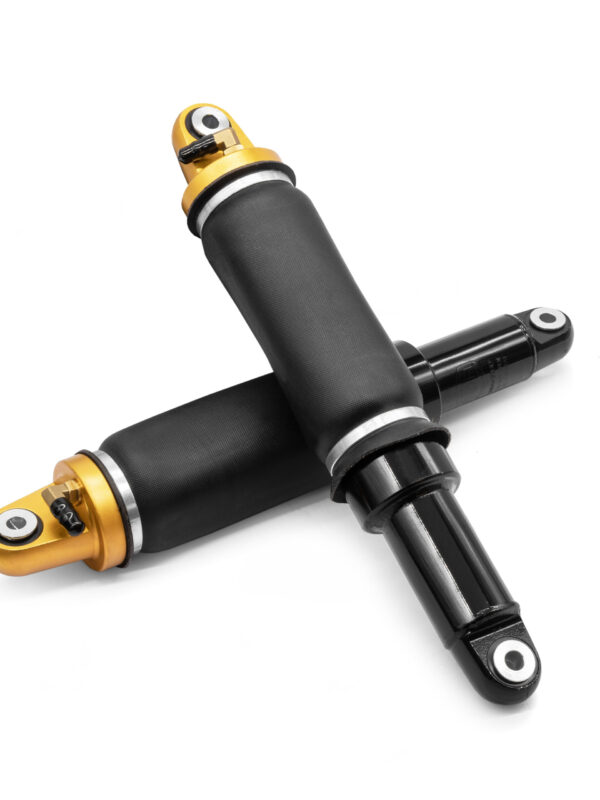MOA 430 Heavy Duty Goldtops Ultimate Air Ride Front Shock / Sleeve Struts 11" - 17" Stroke, MOA430HD Pair