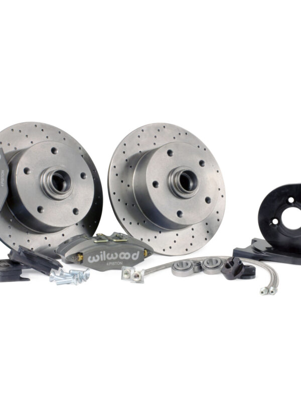 T1 Titan Wilwood 4 Pot Beetle / Ghia -65 Link Pin 5×130 Porsche Front Disk Brake Conversion Kit