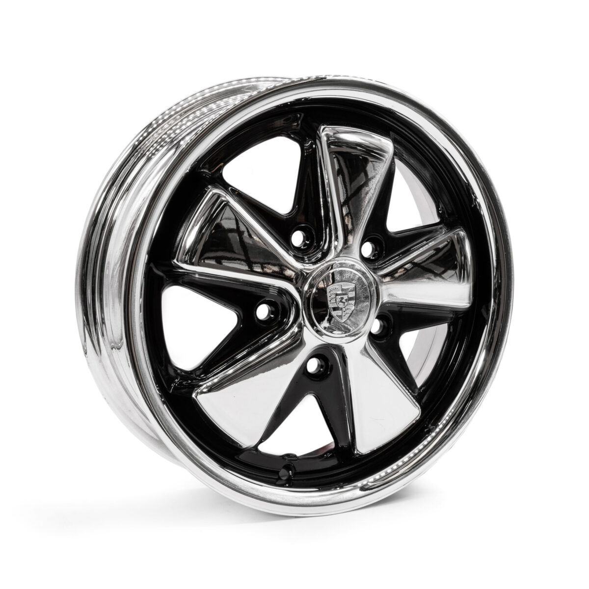 4.5" x 15" Chrome Gloss Black Correctly Detailed Fuch