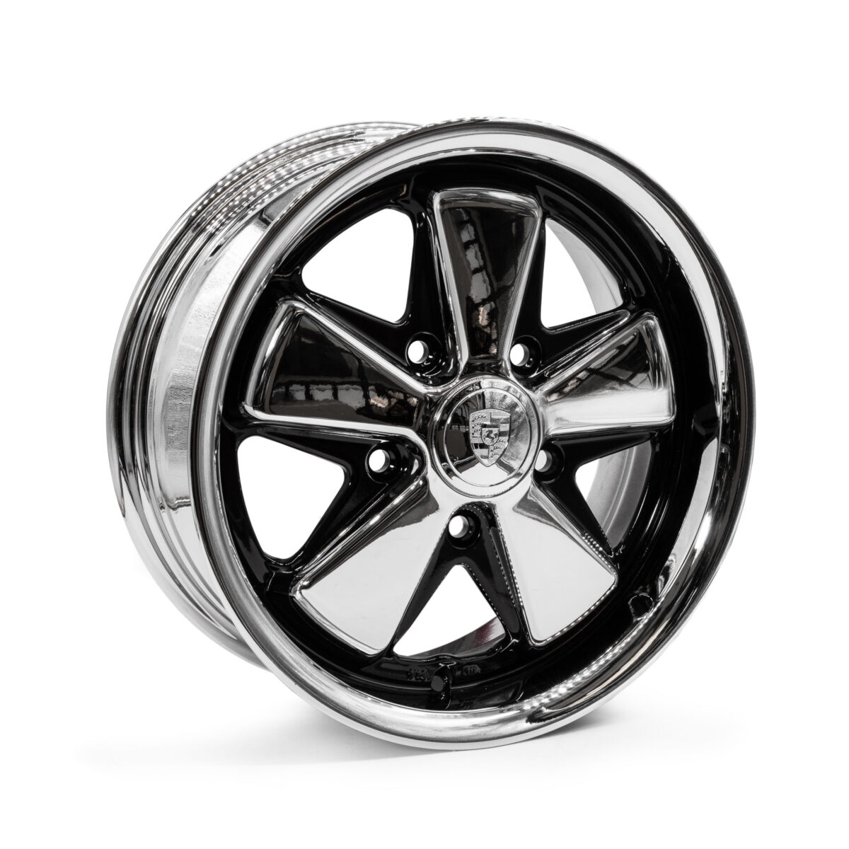 6" x 15" Chrome Gloss Black Correctly Detailed Fuch