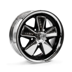 6" x 15" Chrome Gloss Black Correctly Detailed Fuch