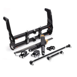 T1 1950-65 Beetle Ghia Link Pin Stock Width Complete Front Air Ride Kit with Gen II Jawbreaker Beam