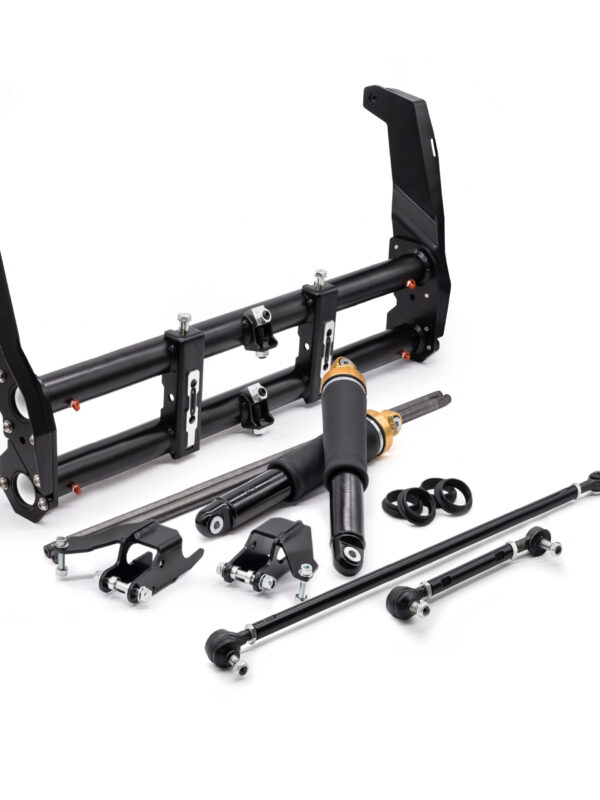 T1 1950-65 Beetle Ghia Link Pin Stock Width Complete Front Air Ride Kit with Gen II Jawbreaker Beam