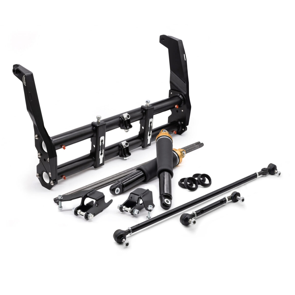 T1 1950-65 Beetle Ghia Link Pin 2" Narrowed Complete Front Air Ride Kit with Gen II Jawbreaker Beam