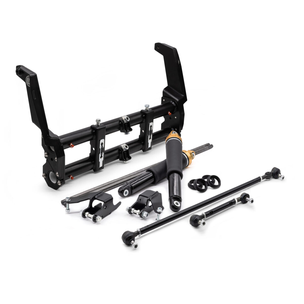 T1 1950-65 Beetle Ghia Link Pin 6" Narrowed Complete Front Air Ride Kit with Gen II Jawbreaker Beam