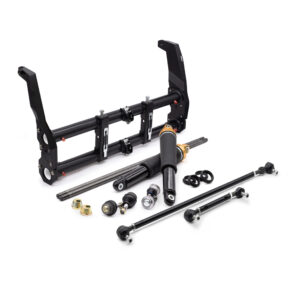 T1 1950-65 Beetle Ghia Ball Joint Stock Width Complete Front Air Ride Kit with Gen II Jawbreaker Beam