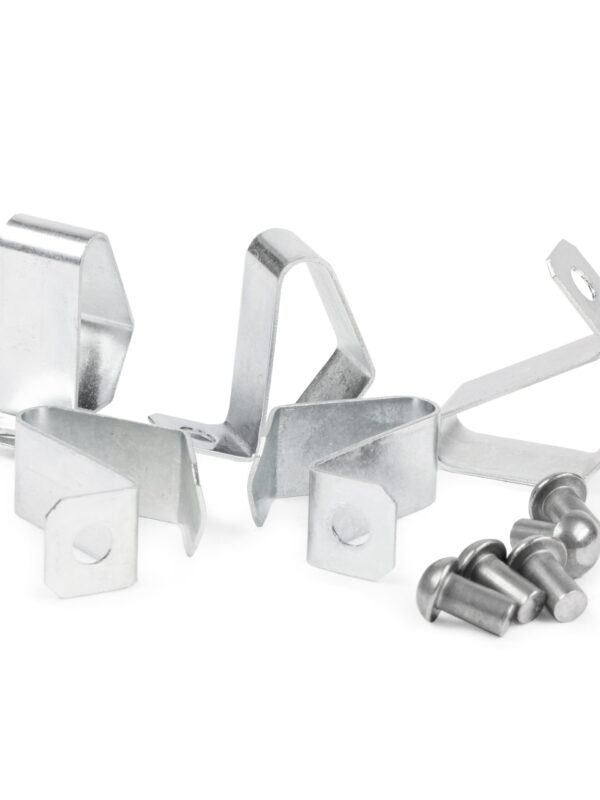 Pre 67 Smoothie / 356 Steel Wheel Centre Hub Cap Clips Rivet Kit, Set of 5