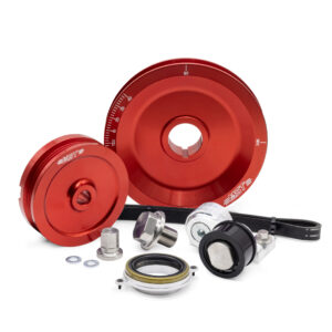 MST Red Sand Seal Solid Serpentine Pulley Kit