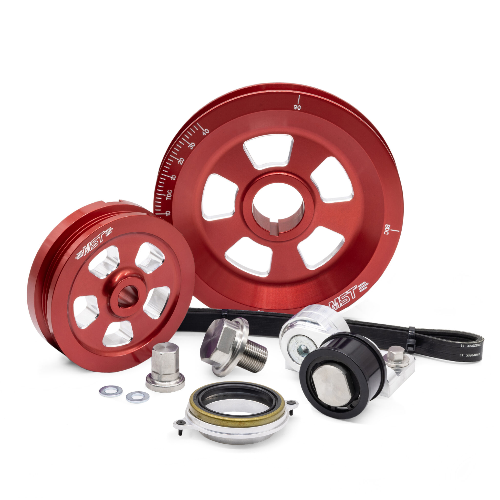MST Red Sand Seal Renegade Serpentine Pulley Kit