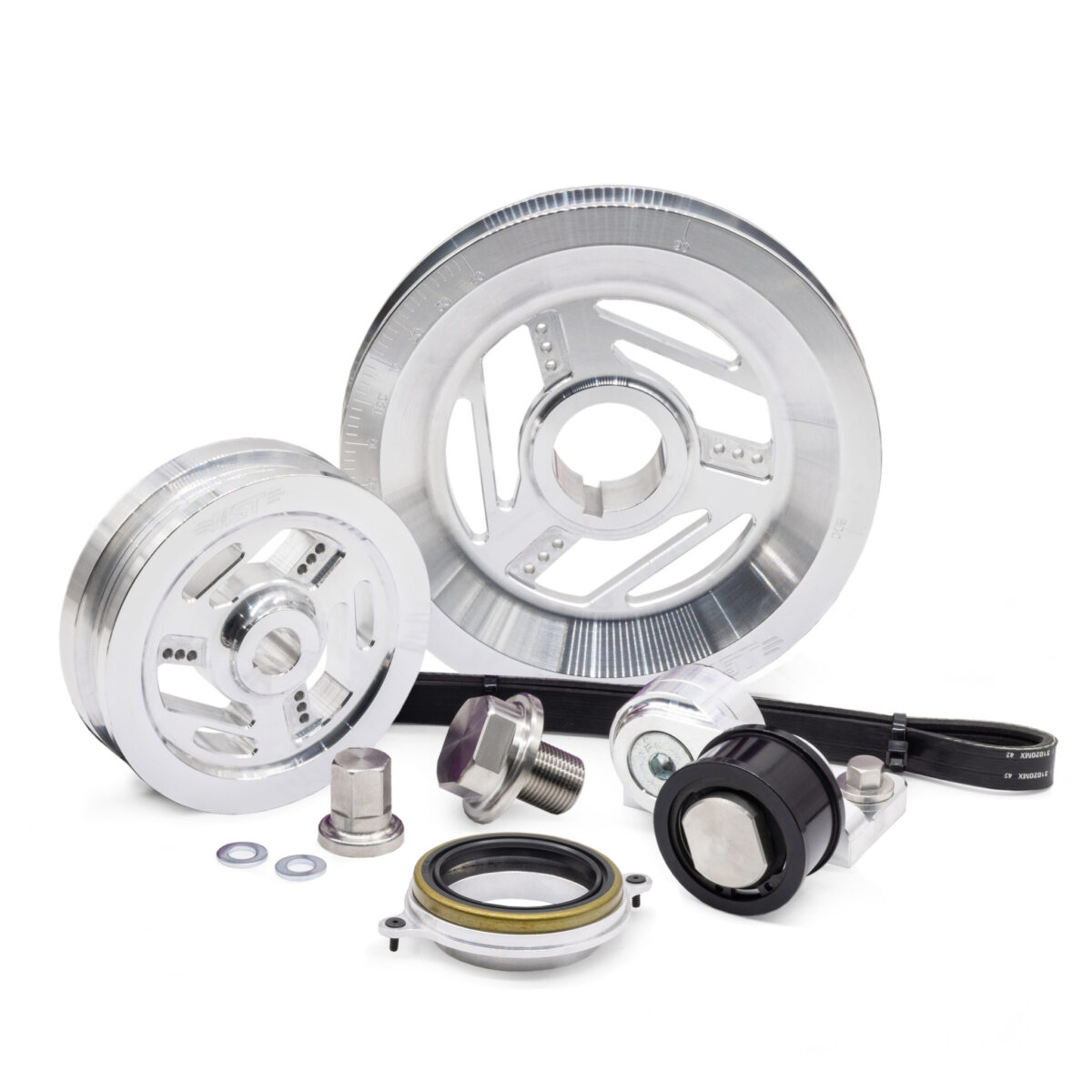 MST Aluminium Sand Seal Raptor Serpentine Pulley Kit