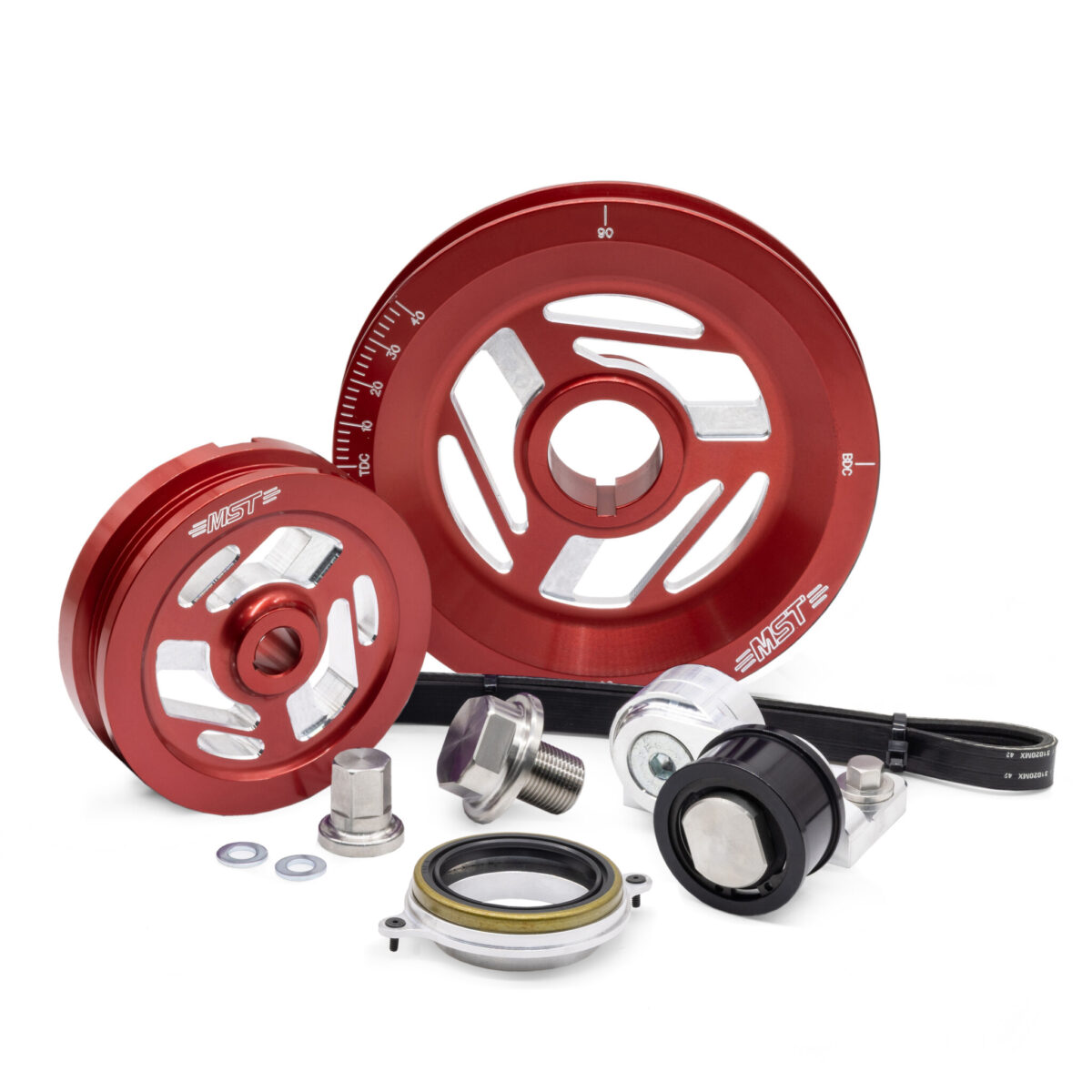 MST Red Sand Seal Excalibur Serpentine Pulley Kit
