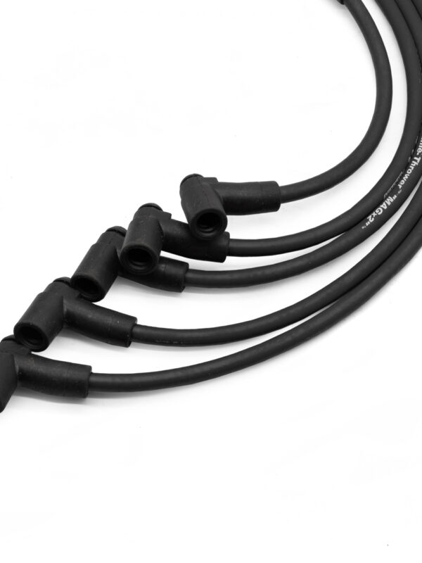 Type 1 Billet / MSD Pertronix Black 8mm Flamethrower HT Leads Set