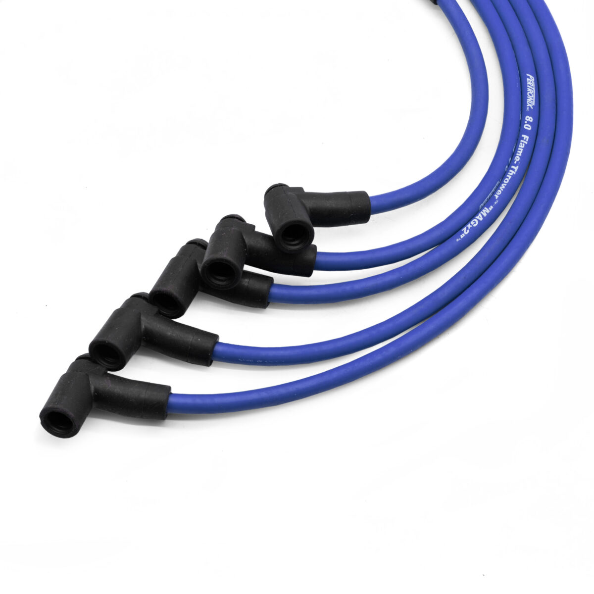 Type 1 Billet / MSD Pertronix Blue 8mm Flamethrower HT Leads Set