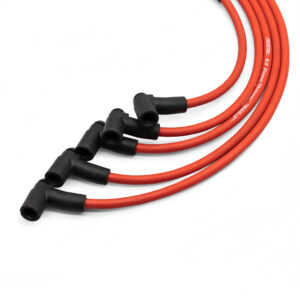 Type 1 Billet / MSD Pertronix Red 8mm Flamethrower HT Leads Set