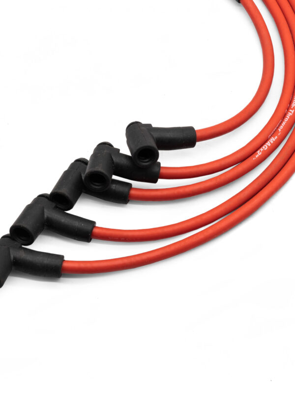 Type 1 Billet / MSD Pertronix Red 8mm Flamethrower HT Leads Set