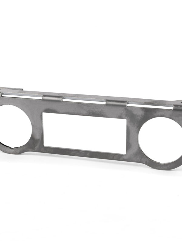 Air Ride 4-Valve Paddle & Air Pressure Gauge Mount (Long), Raw