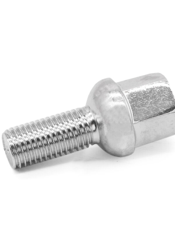 M12x1.5 Chrome Radiused Wheel Bolts 20mm