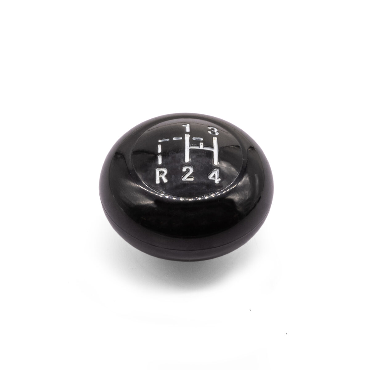 Vintage Speed Gear Shift Knob with Stock Shift Pattern, Black, 12mm Thread
