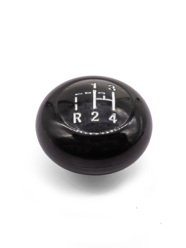 Vintage Speed Gear Shift Knob with Stock Shift Pattern, Black, 12mm Thread