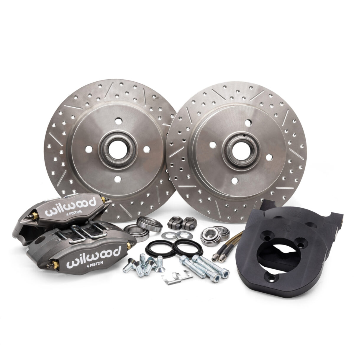 66- Beetle / Ghia Titan Wilwood 4-Piston 4x100 Ball Joint Front Disk Brake Kit