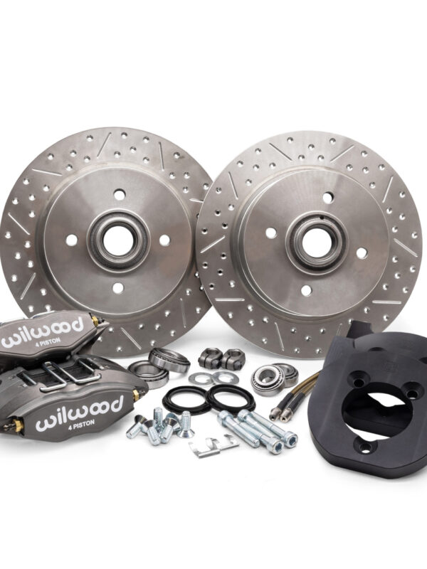 66- Beetle / Ghia Titan Wilwood 4-Piston 4x100 Ball Joint Front Disk Brake Kit