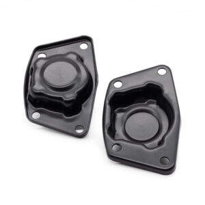 T1 Beetle / Ghia Swing Axle Torsion Bar Covers, Satin Black