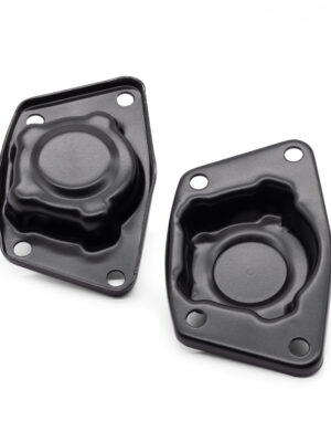 T1 Beetle / Ghia Swing Axle Torsion Bar Covers, Satin Black