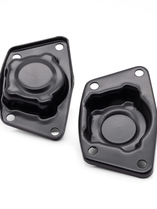 T1 Beetle / Ghia Swing Axle Torsion Bar Covers, Satin Black