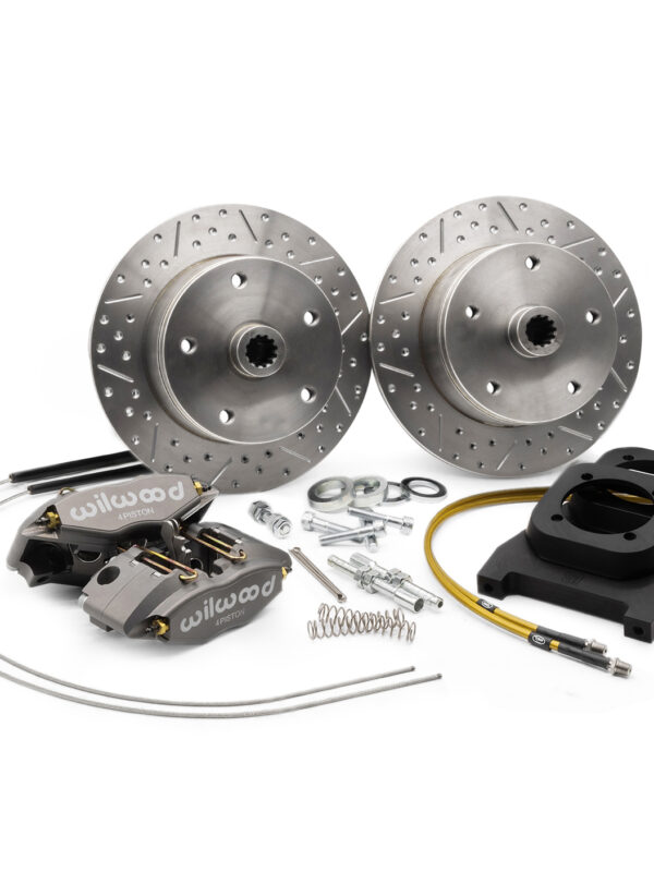Titan Wilwood 4 Pot Beetle / Ghia 5x130 Porsche Rear Disk Brake Conversion Kit