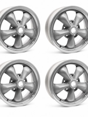 Group 4 TT 1550/1560 Blasted/Clear Alloy Wheel Set, 15" 5x130